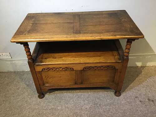 Antique monks bench