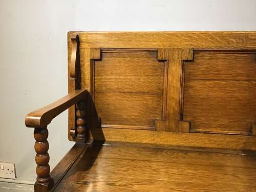 Antique monks bench