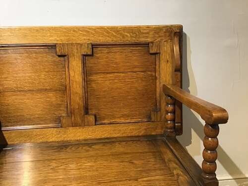 Antique monks bench