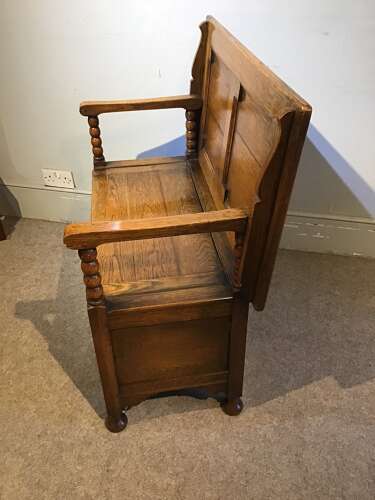 Antique monks bench