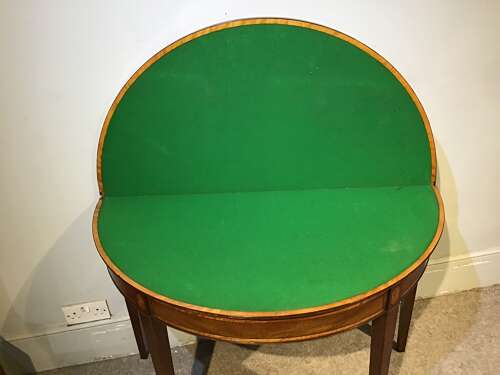 Georgian card table