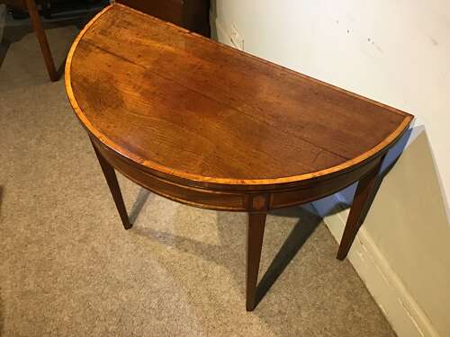 Georgian card table