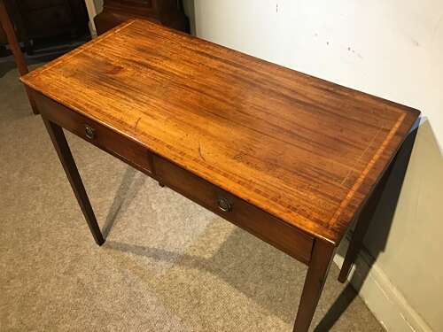 Antique mahogany sidetable