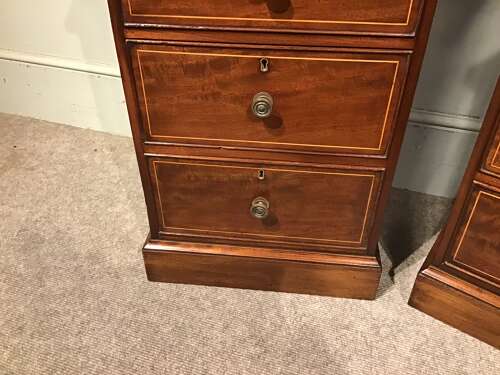 Pair of antique bedside cabinets