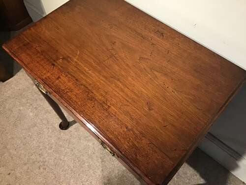 Antique mahogany sidetable