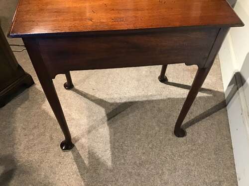 Antique mahogany sidetable