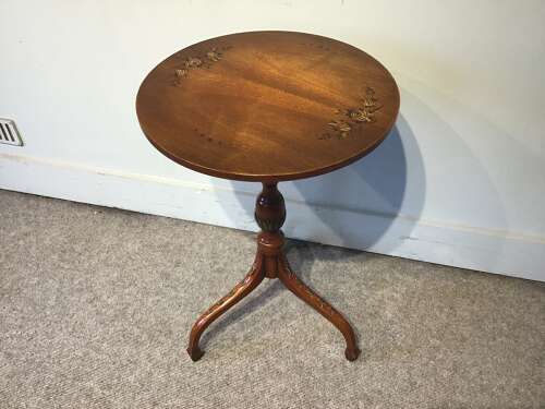 Antique mahogany wine table