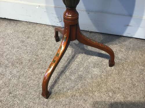 Antique mahogany wine table