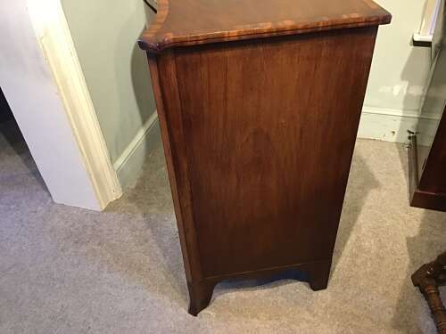 Georgian serpentine chest of drawers