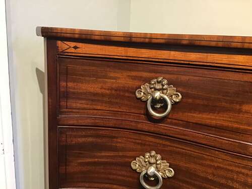 Georgian serpentine chest of drawers
