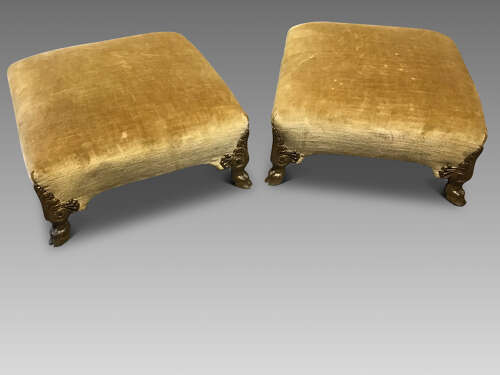 Pair of regency stools