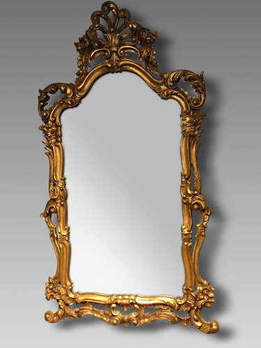 Antique gilt mirror
