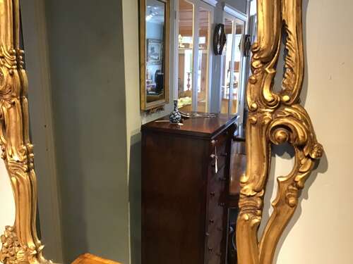 Antique gilt mirror