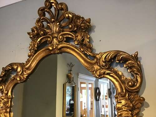 Antique gilt mirror