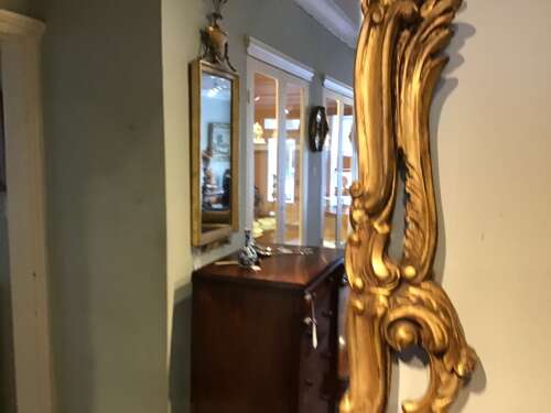 Antique gilt mirror