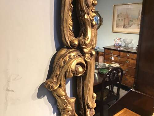 Antique gilt mirror