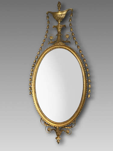 Edwardian gilt framed mirror