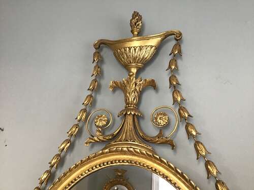 Edwardian gilt framed mirror
