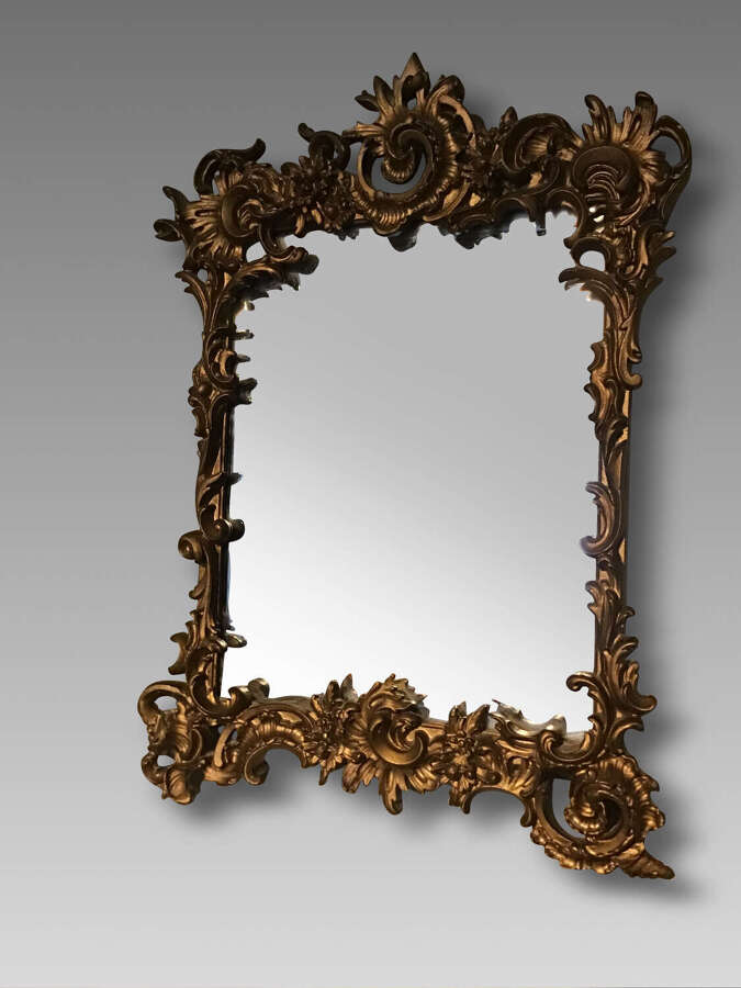 Antique gilt mirror