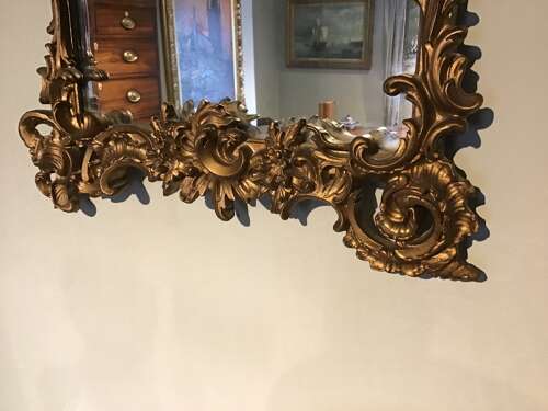 Antique gilt mirror