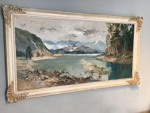 Oil on canvas by Ingfried Henze
