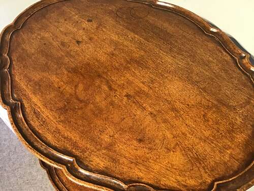 Antique mahogany dumb waiter