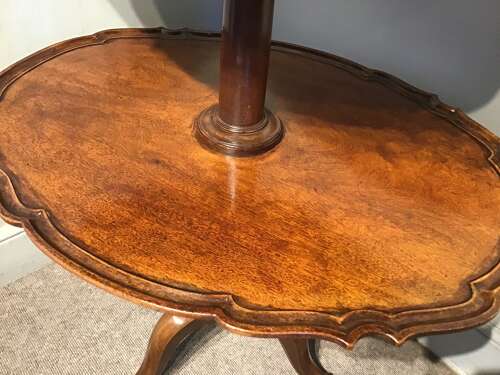 Antique mahogany dumb waiter
