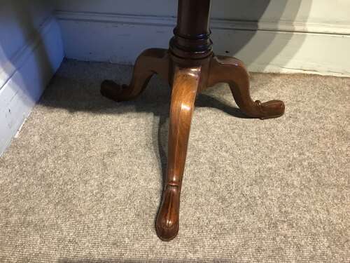 Antique mahogany dumb waiter