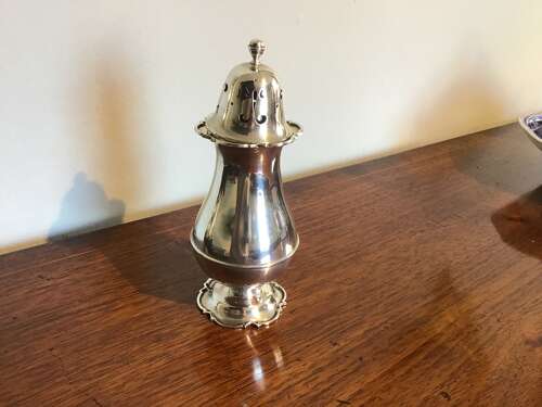 Silver sugar caster