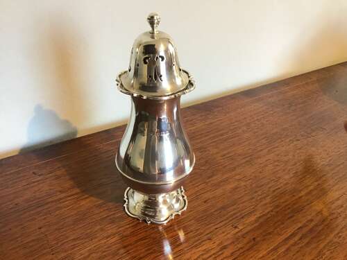 Silver sugar caster