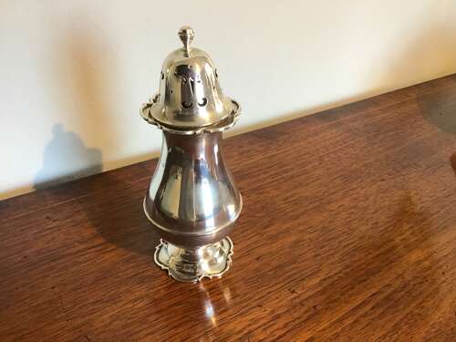 Silver sugar caster