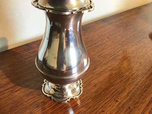 Silver sugar caster