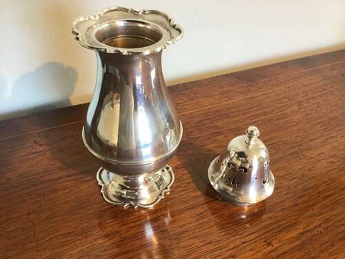 Silver sugar caster