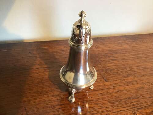 Silver cruet set