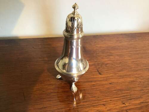 Silver cruet set