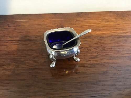 Silver cruet set