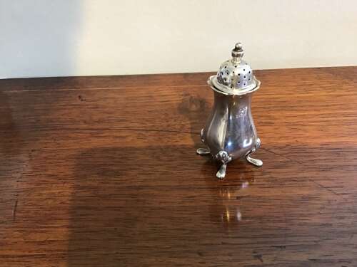 Silver cruet set