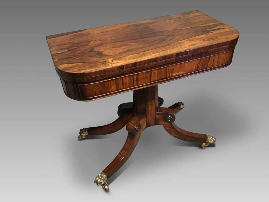 Regency card table