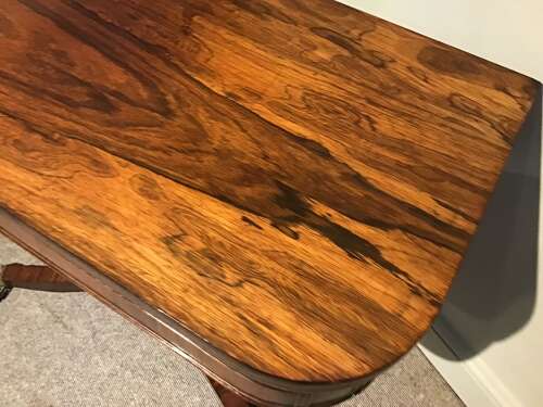 Regency card table