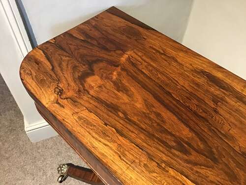 Regency card table