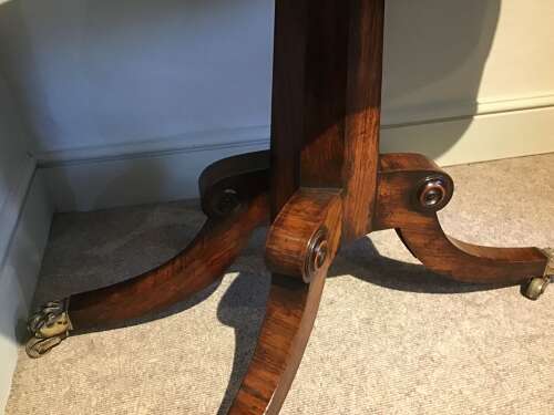 Regency card table