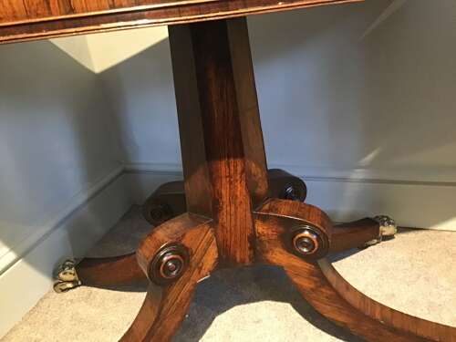 Regency card table
