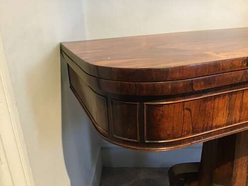 Regency card table