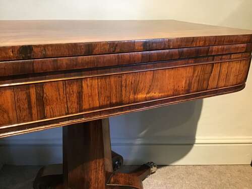 Regency card table