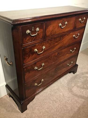 Antique mahogany chest of drawers