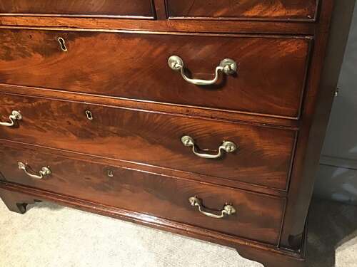 Antique mahogany chest of drawers