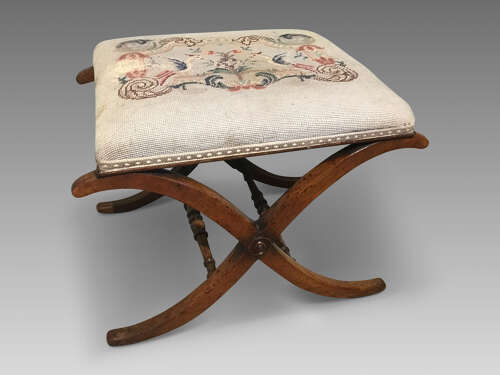 Antique rosewood stool