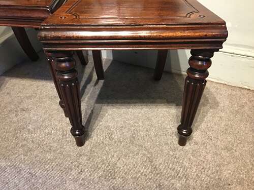 Pair of antique hall chairs