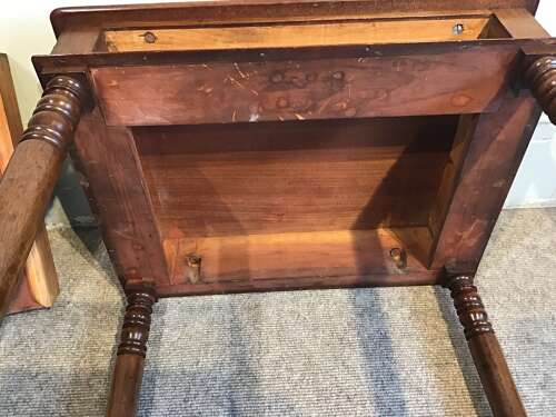 Antique mahogany sidetable