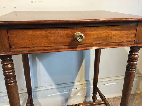 Antique mahogany sidetable